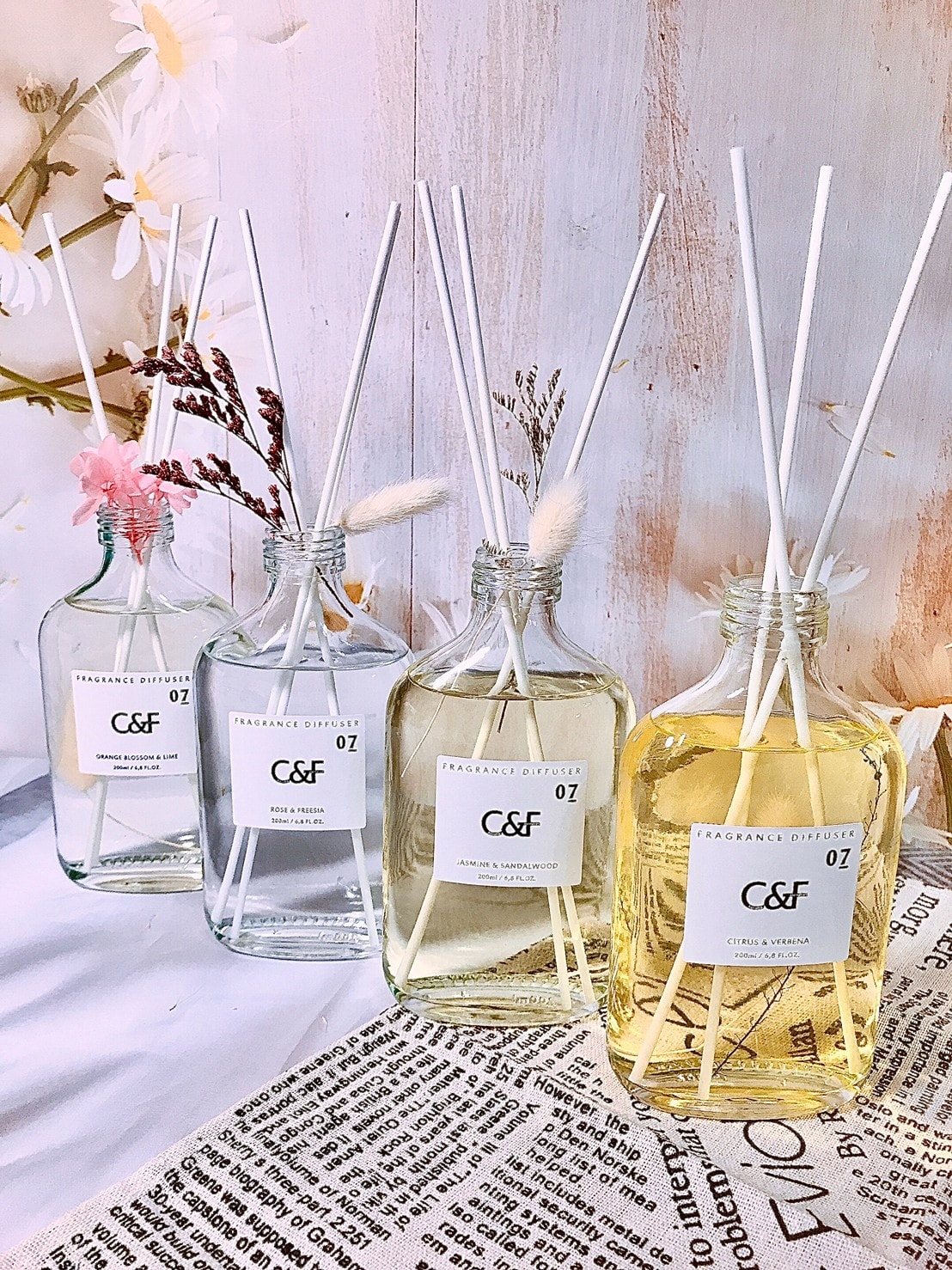 C&F花園系列香氛擴香組༺居家生活x情人節禮物x質感視覺D