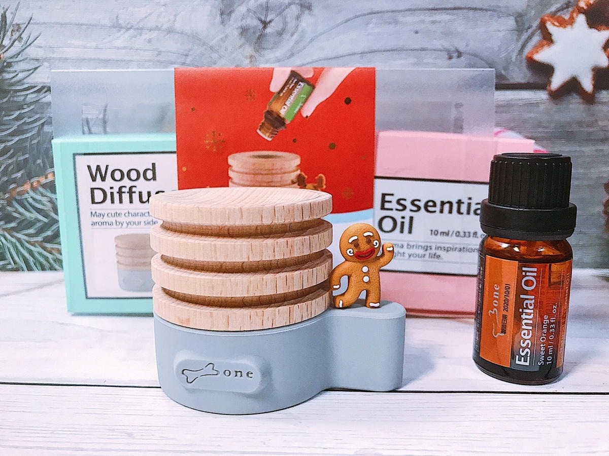 Bone原木擴香台禮物組-聖誕特別版༺文創創意小物x交換禮