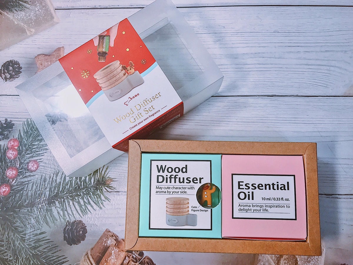 Bone原木擴香台禮物組-聖誕特別版༺文創創意小物x交換禮