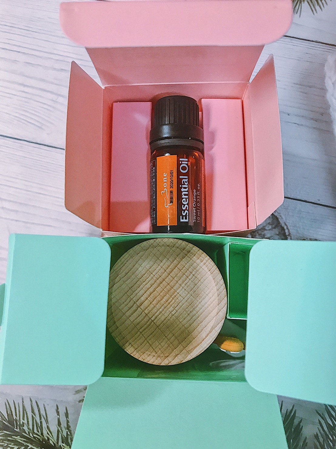 Bone原木擴香台禮物組-聖誕特別版༺文創創意小物x交換禮