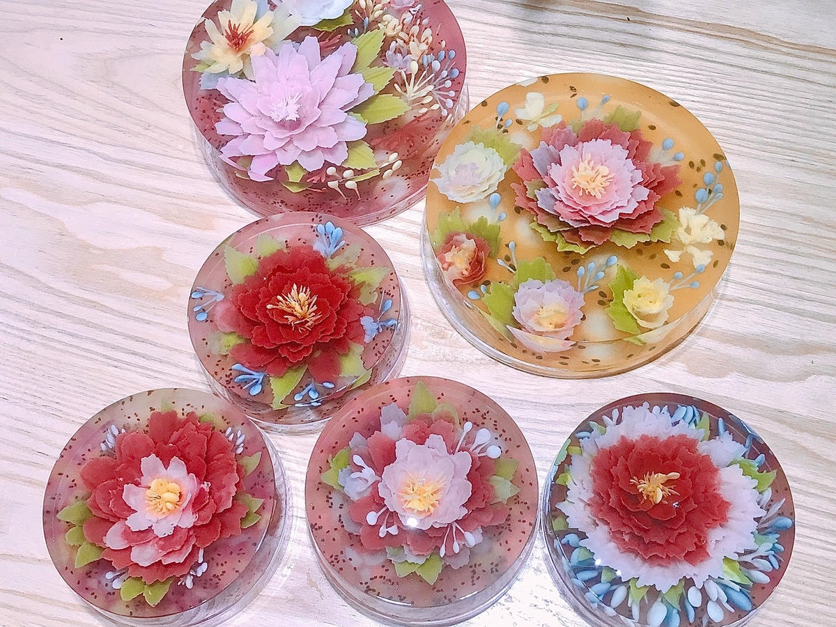 *。Green Arts Bakeryx新手也可以做的果凍花