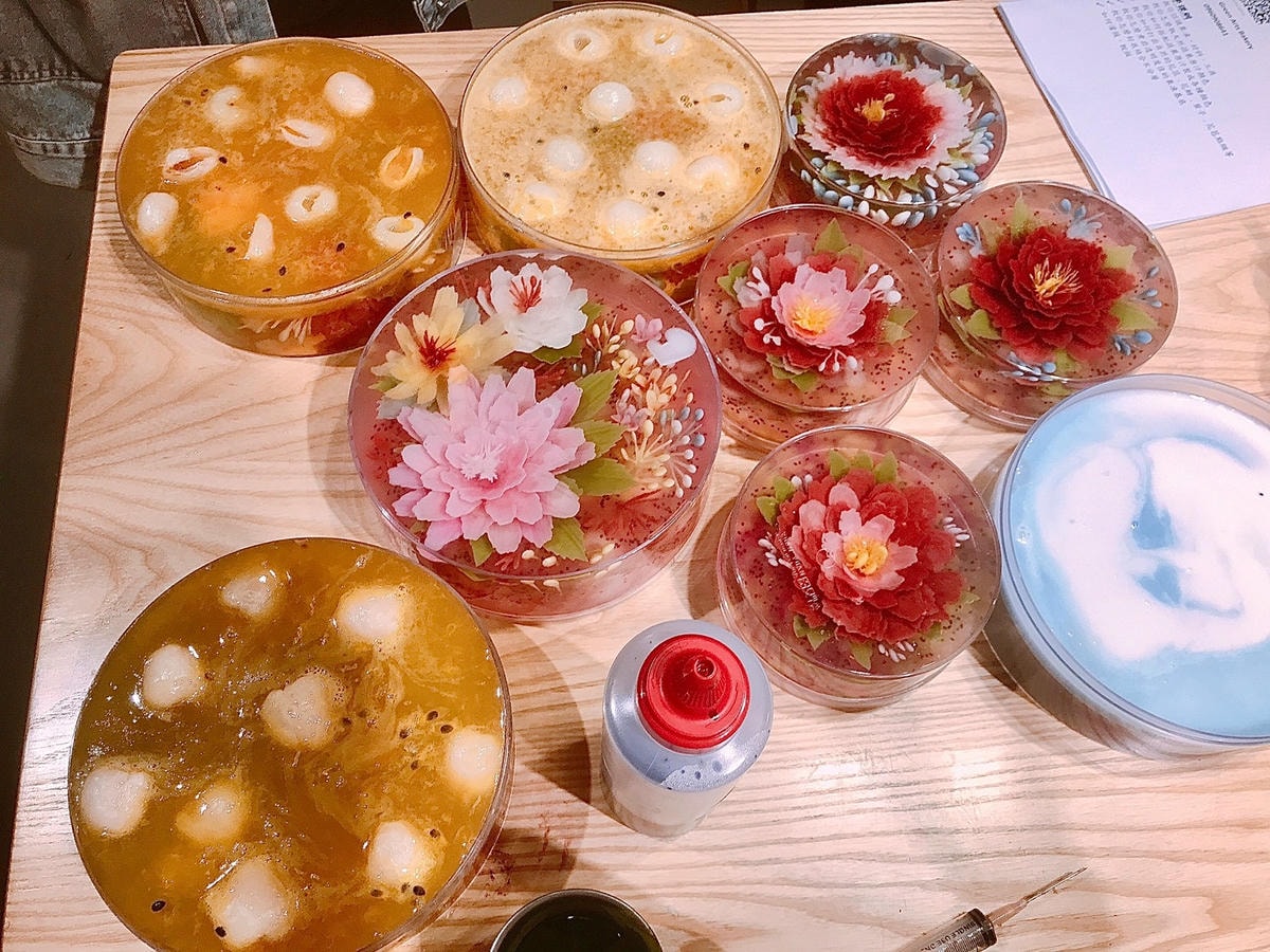 *。Green Arts Bakeryx新手也可以做的果凍花