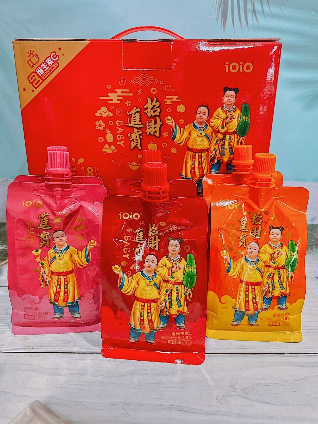 ioio 招財進寶 過年禮盒 年節禮盒 拜拜禮盒 長輩禮盒 送禮 伴手禮 蒟蒻