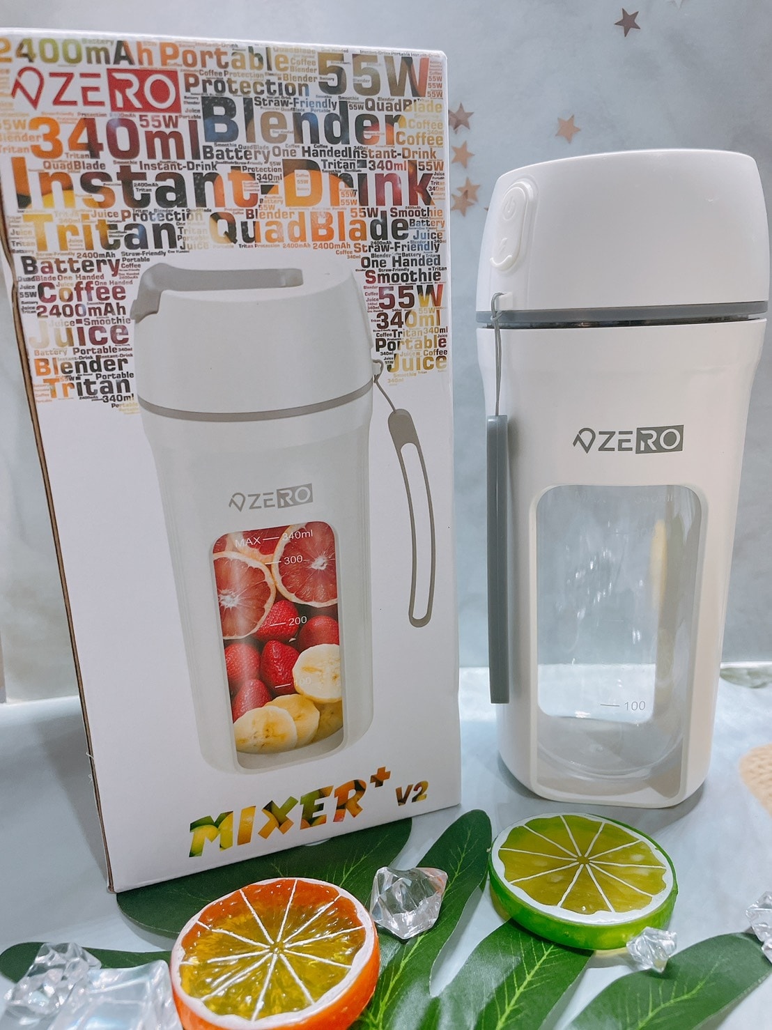 ZERO MIXER+ V2直飲隨行杯果汁機༺懶人必備方便攜