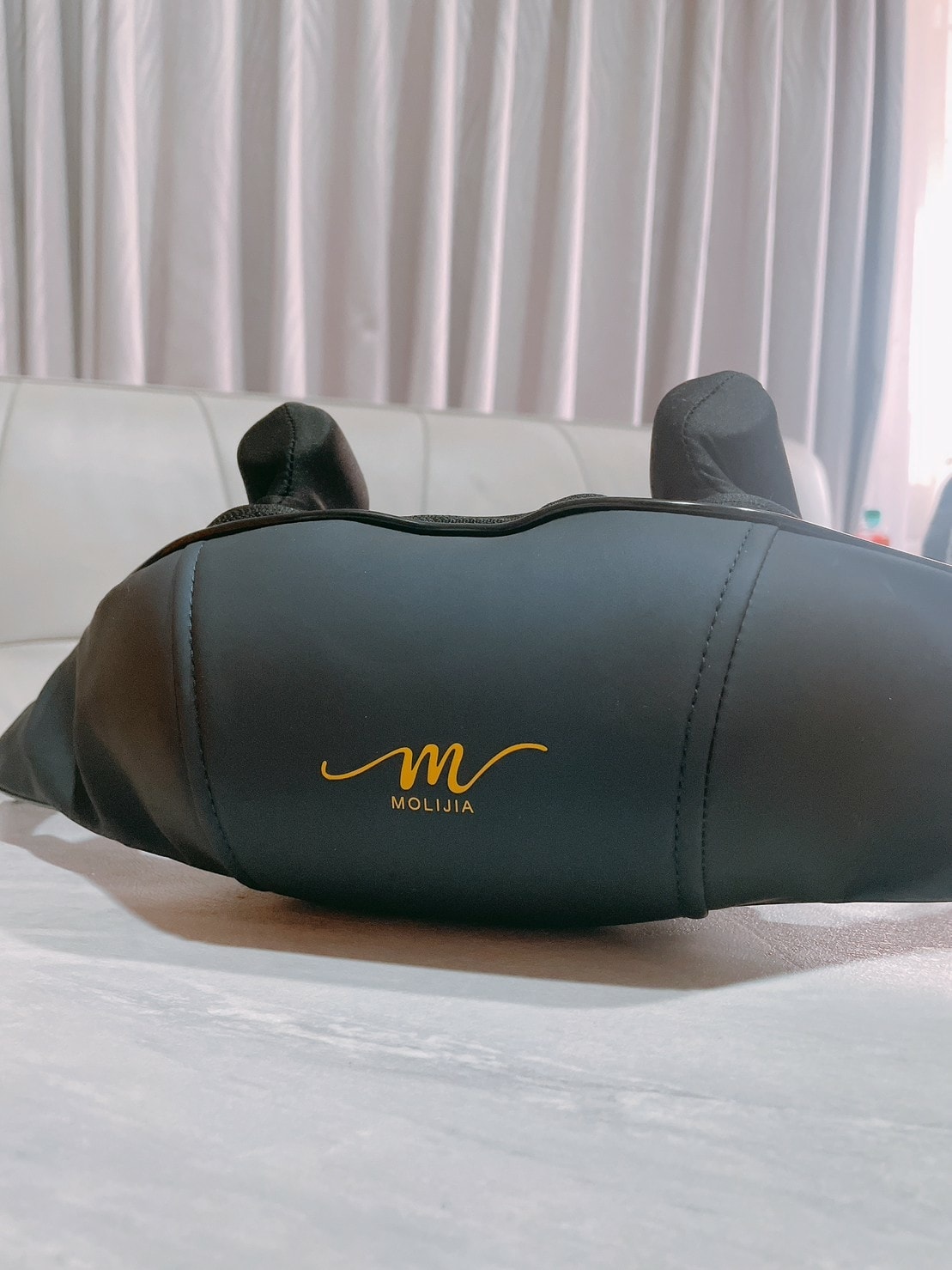 【MOLIJIA魔力家】M637無線免手持充電式肩頸按摩帶༺