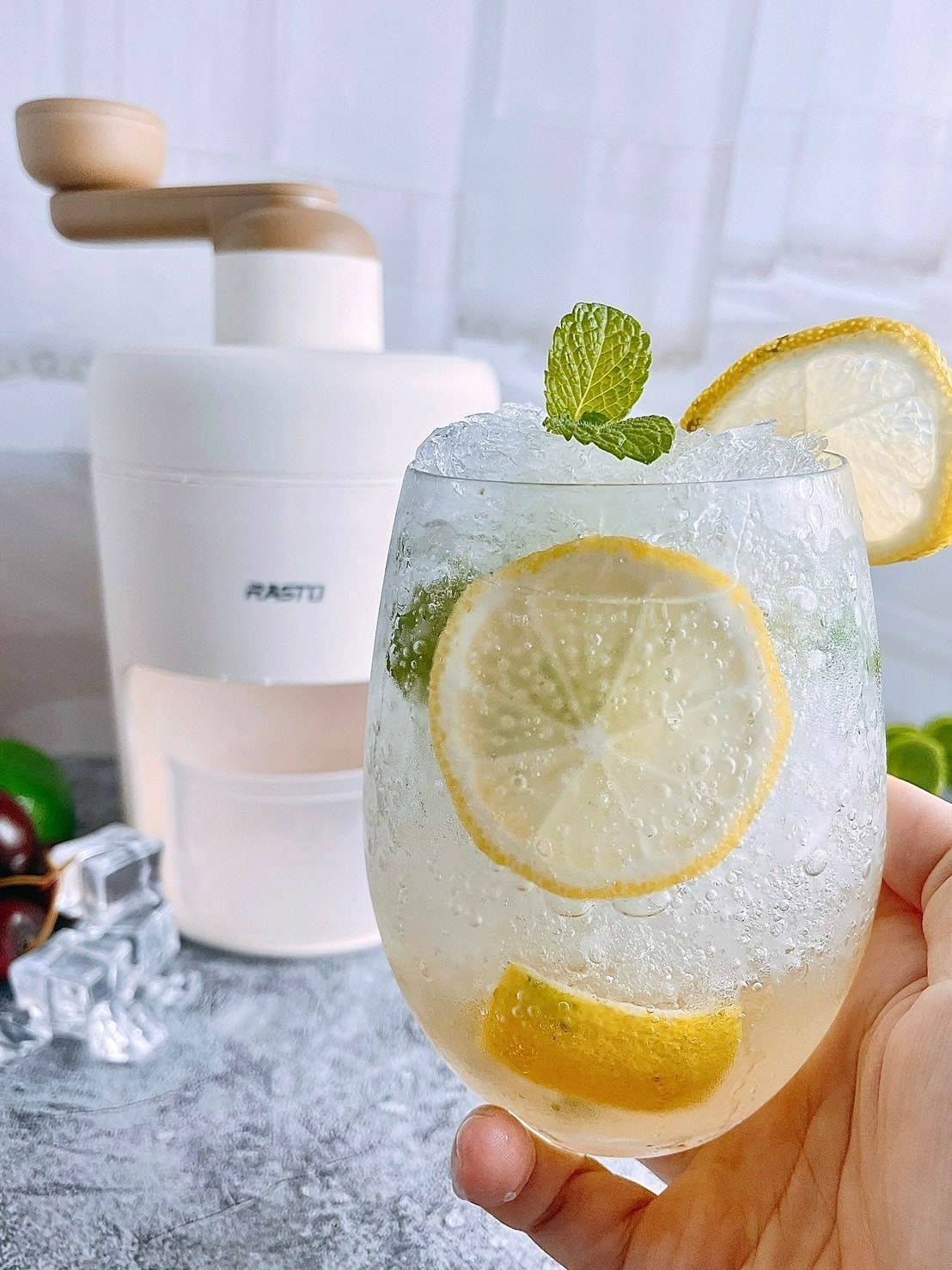 RASTO AI1 家用手動刨冰機༺親子DIY剉冰樂趣x省錢