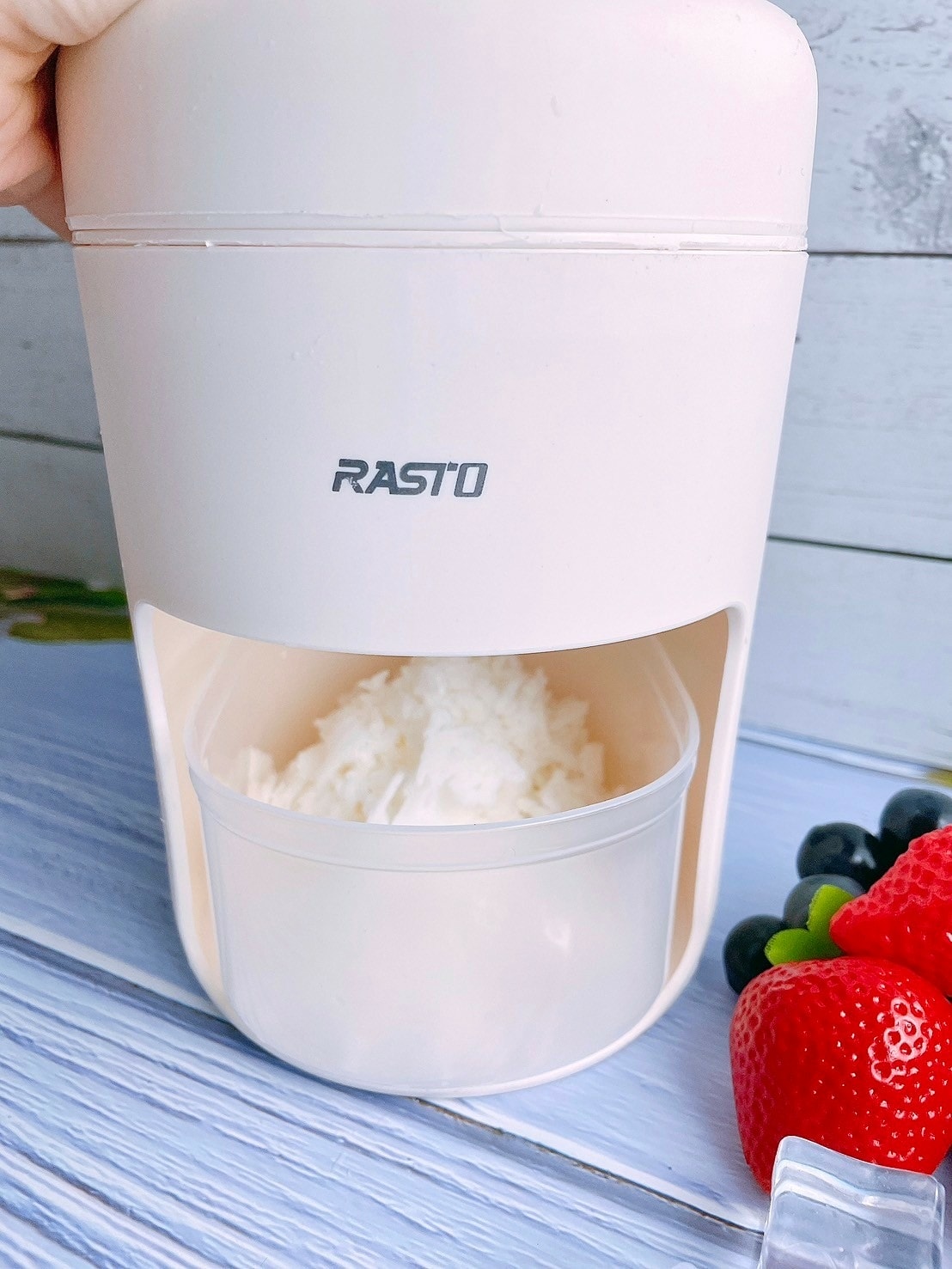 RASTO AI1 家用手動刨冰機༺親子DIY剉冰樂趣x省錢