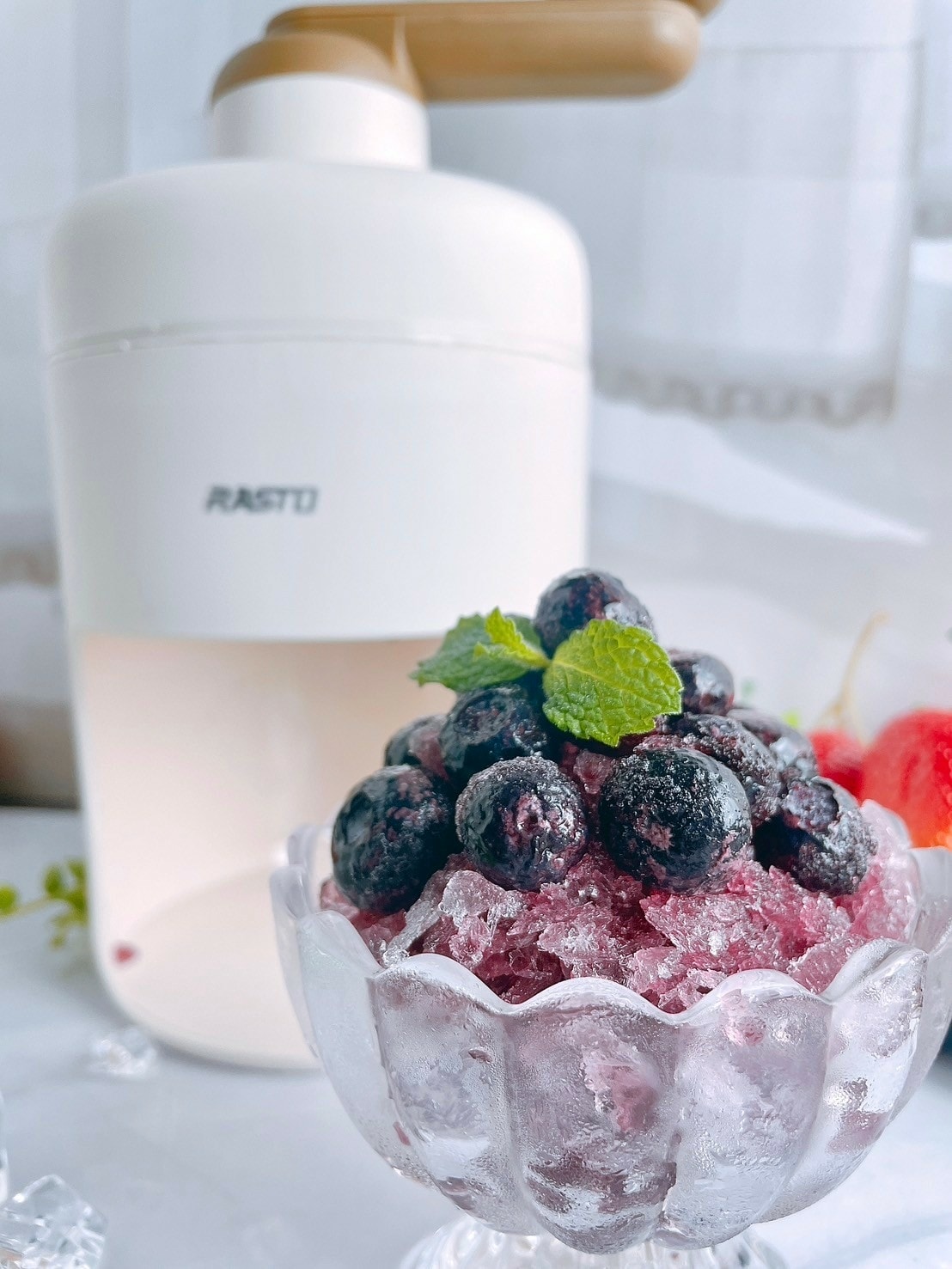 RASTO AI1 家用手動刨冰機༺親子DIY剉冰樂趣x省錢