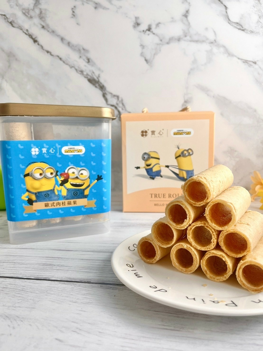 食記 ཾ實心蛋捲༺小小兵聯名款x台中過年、端午、中秋禮盒送禮