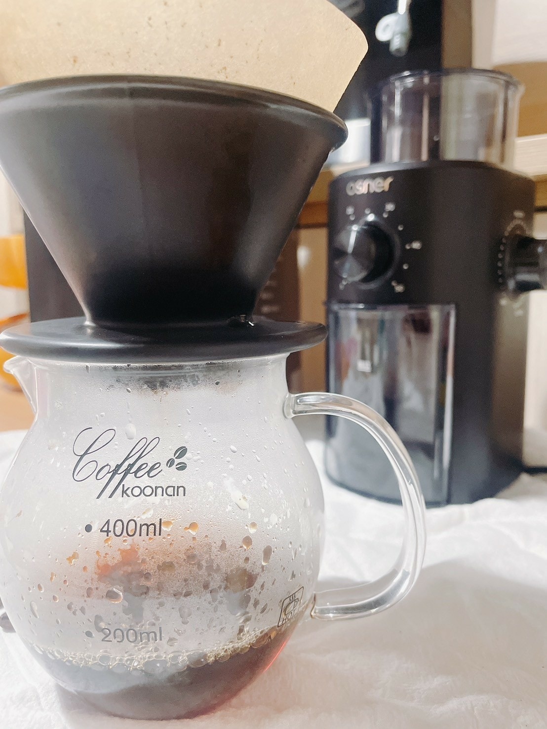 Osner韓國歐紳 ELBEAN 經典電動咖啡磨豆機༺開箱家