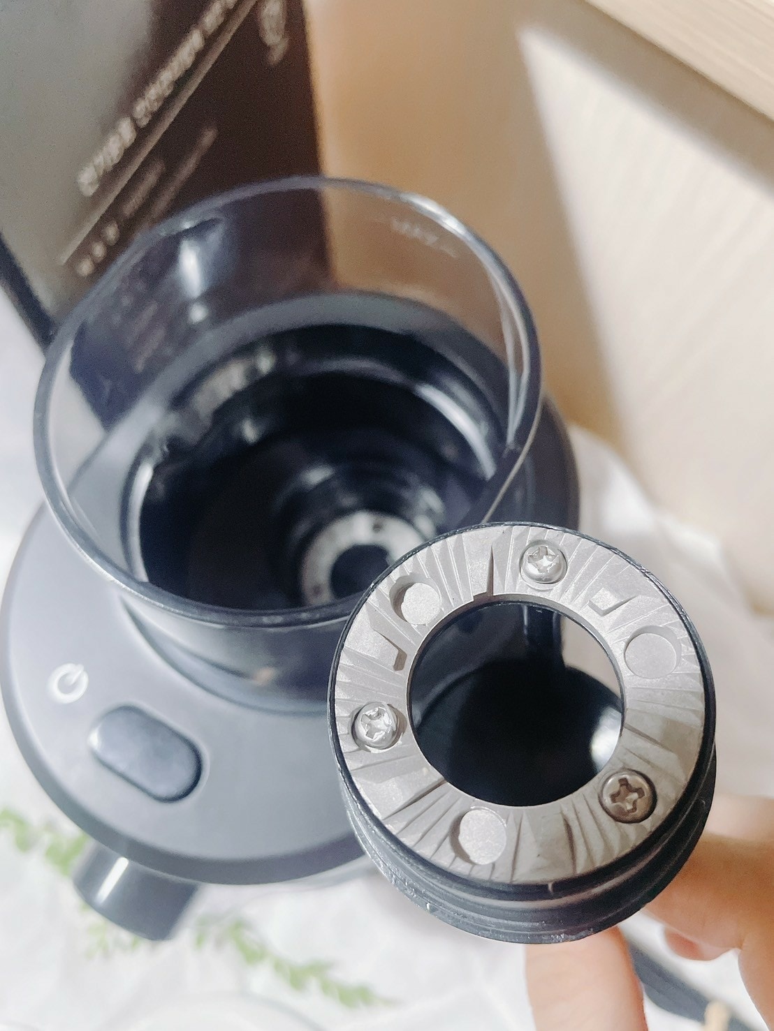 Osner韓國歐紳 ELBEAN 經典電動咖啡磨豆機༺開箱家