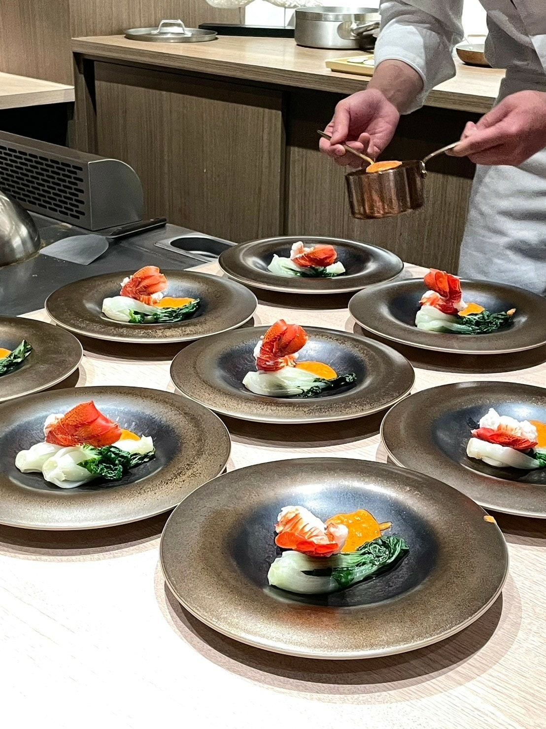 食記王品集團阪前和牛鐵板燒台北安和店日式和牛、干貝、鮑魚