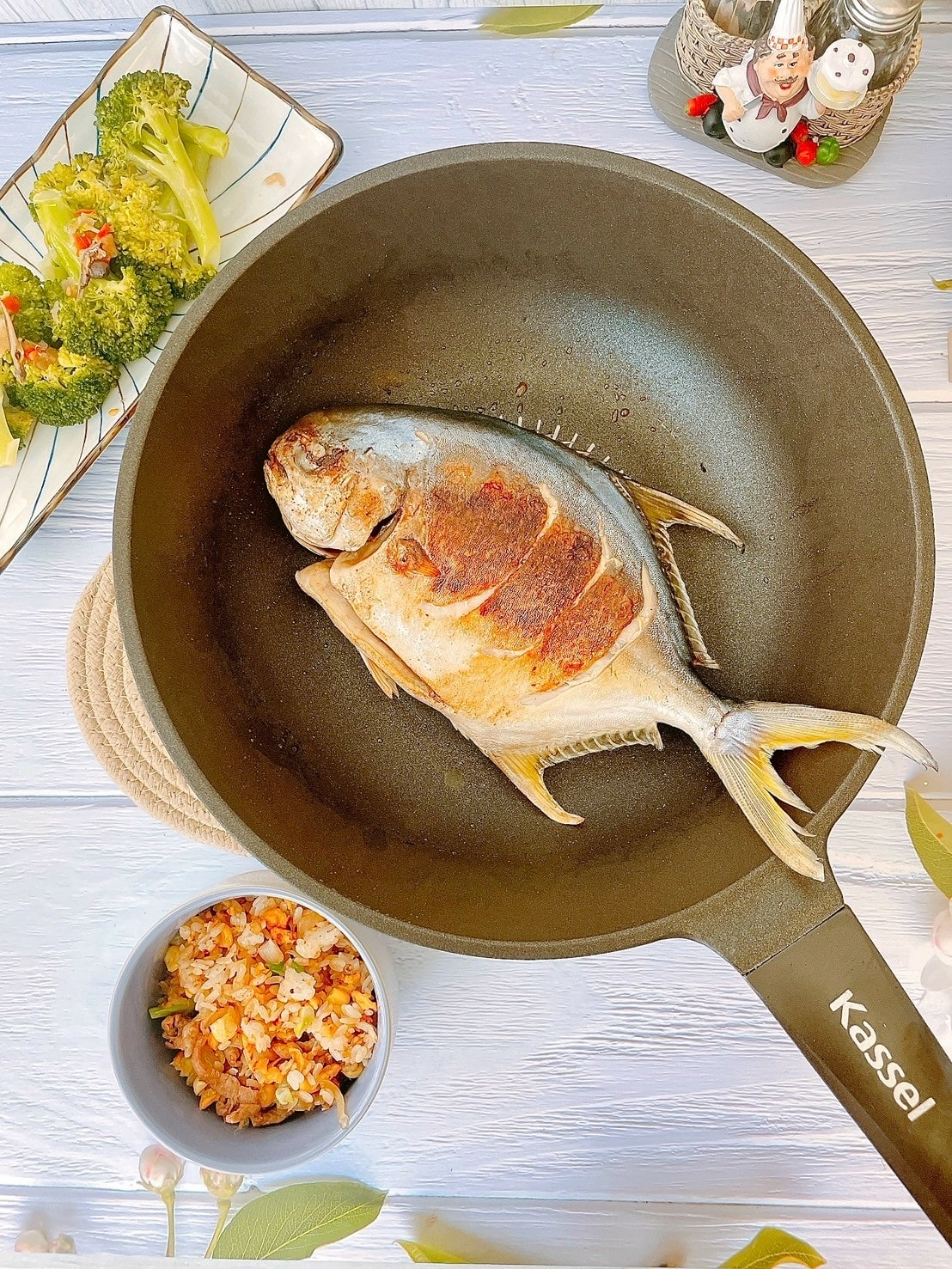 韓國Kassel 鑽石超導熱不沾輕炒鍋28cm(不沾鍋/不