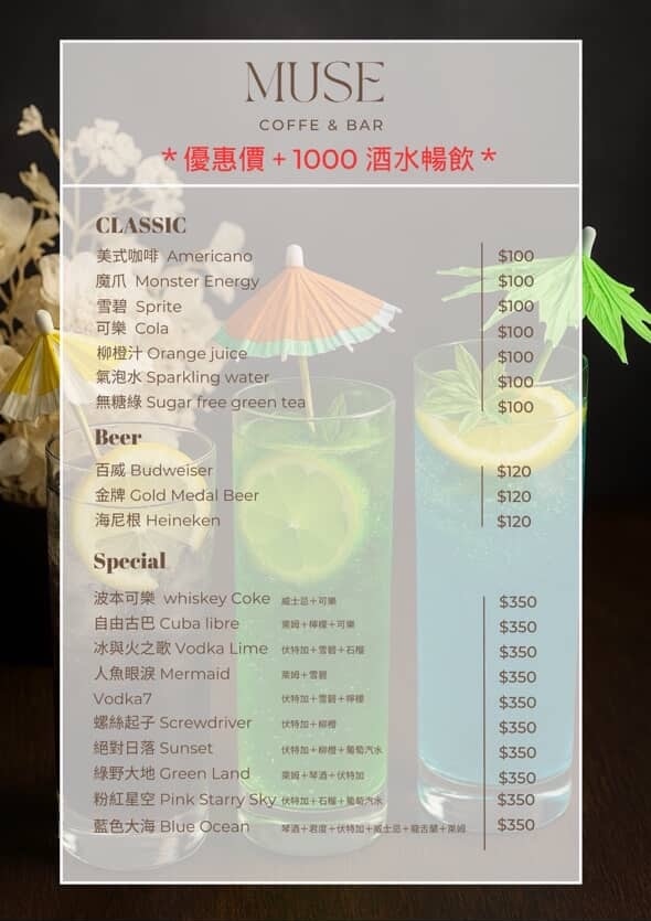 MUSE畫室中和全新開幕畫畫還可以喝調酒? 沒藝術細胞也