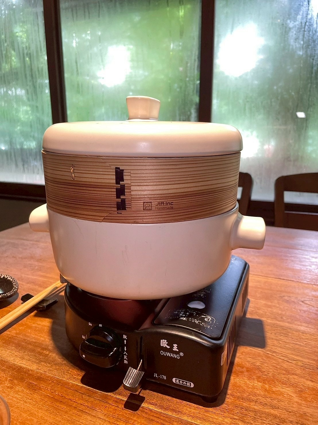 食記名流水岸新北新店烏來日式景觀餐廳x森林系玻璃屋,享受