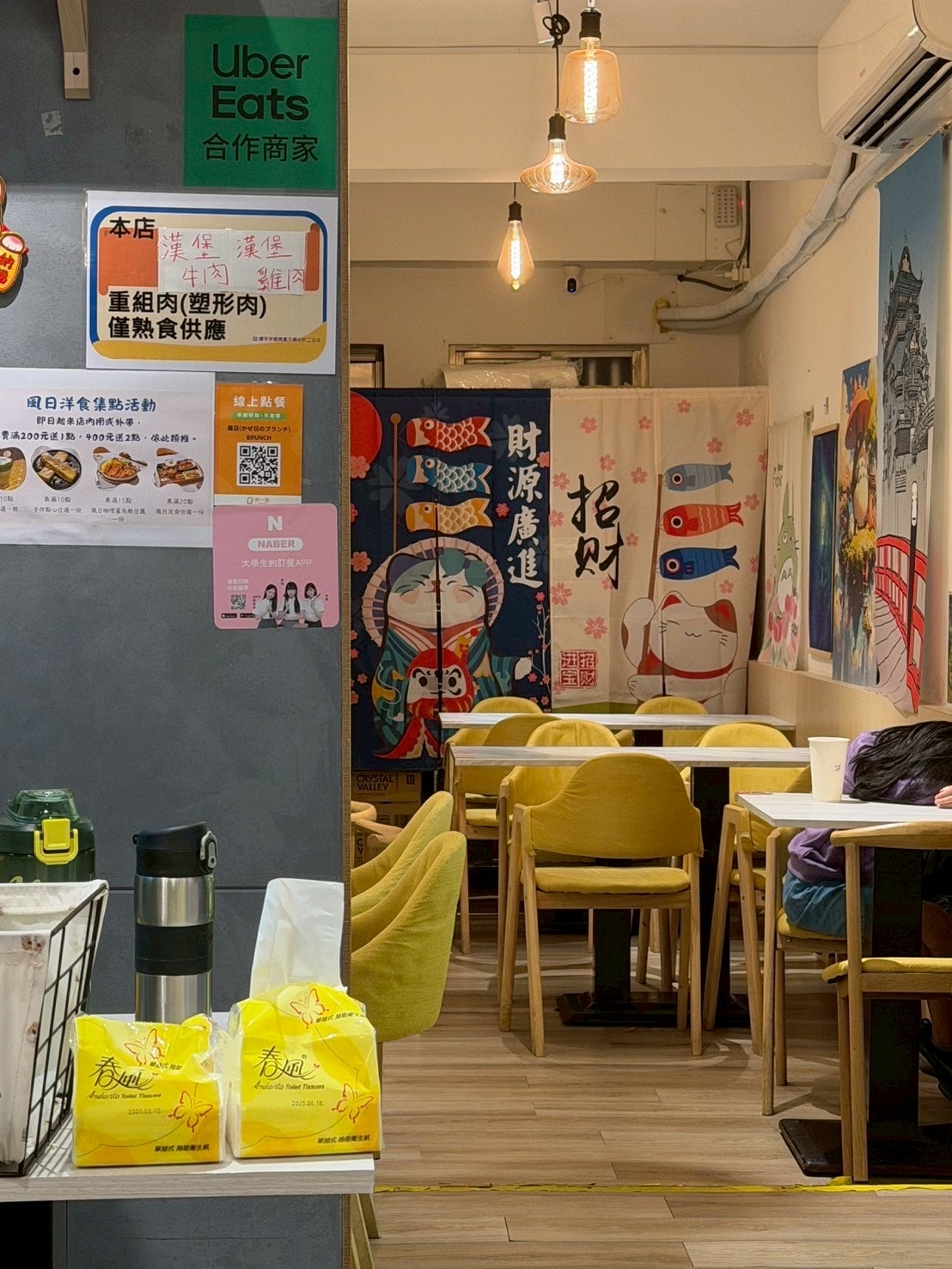 食記風日洋食板橋新埔站超人氣日式洋食小店,宮崎駿主題裝飾