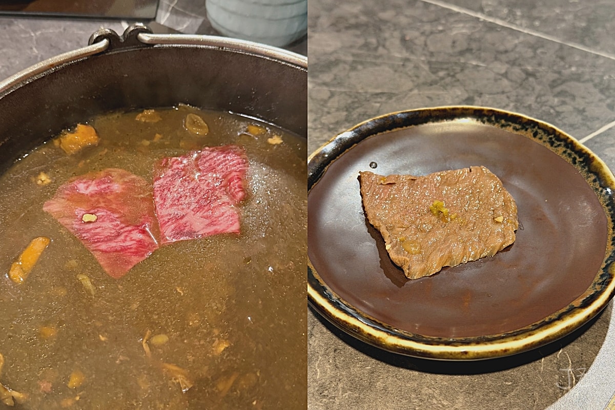 橋山壽喜燒すき焼き專門店 はしやま｜台北頂級和牛關東關西壽喜燒一次品嚐，預約困難店全程桌邊服務