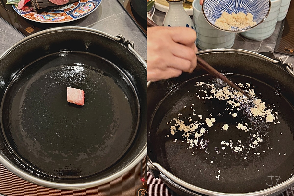 橋山壽喜燒すき焼き專門店 はしやま｜台北頂級和牛關東關西壽喜燒一次品嚐，預約困難店全程桌邊服務
