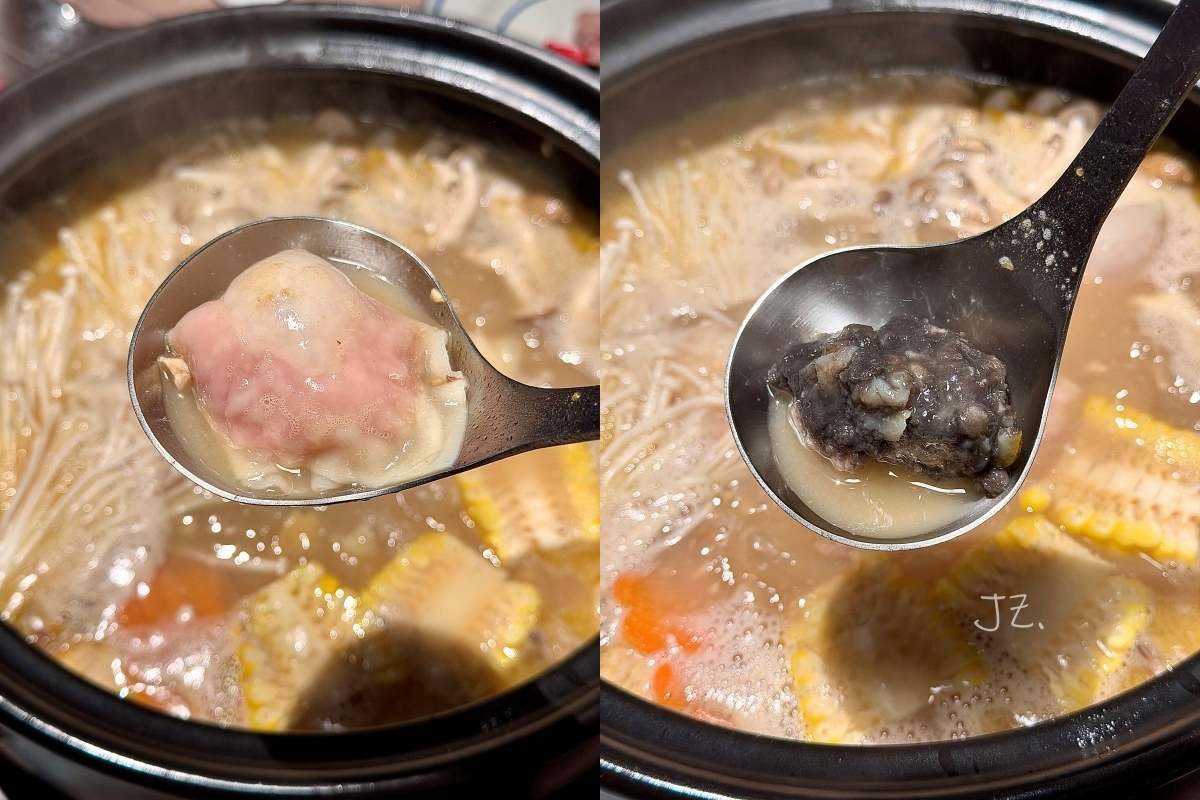 鮑福記鮑魚雞湯火鍋｜台北新開幕鮑魚雞湯火鍋，特色薄荷葉加雞湯吃法很特別