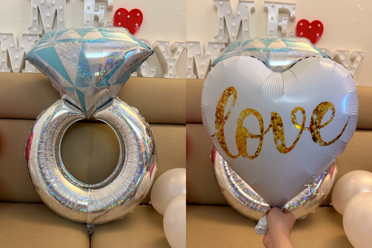 KNJ Balloon Store｜一站式求婚氣球套餐，求婚氣球布置推薦，室內求婚也能打造浪漫儀式感