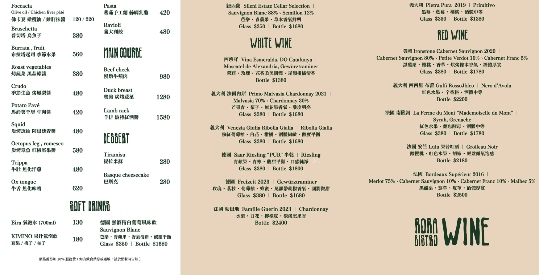 RORA. Bistro|民生社區餐酒館,現代義式料理,季節限定菜色質感晚餐 - 第6張圖 RORA. Bistro|民生社區餐酒館,現代義式料理,季節限定菜色質感晚餐